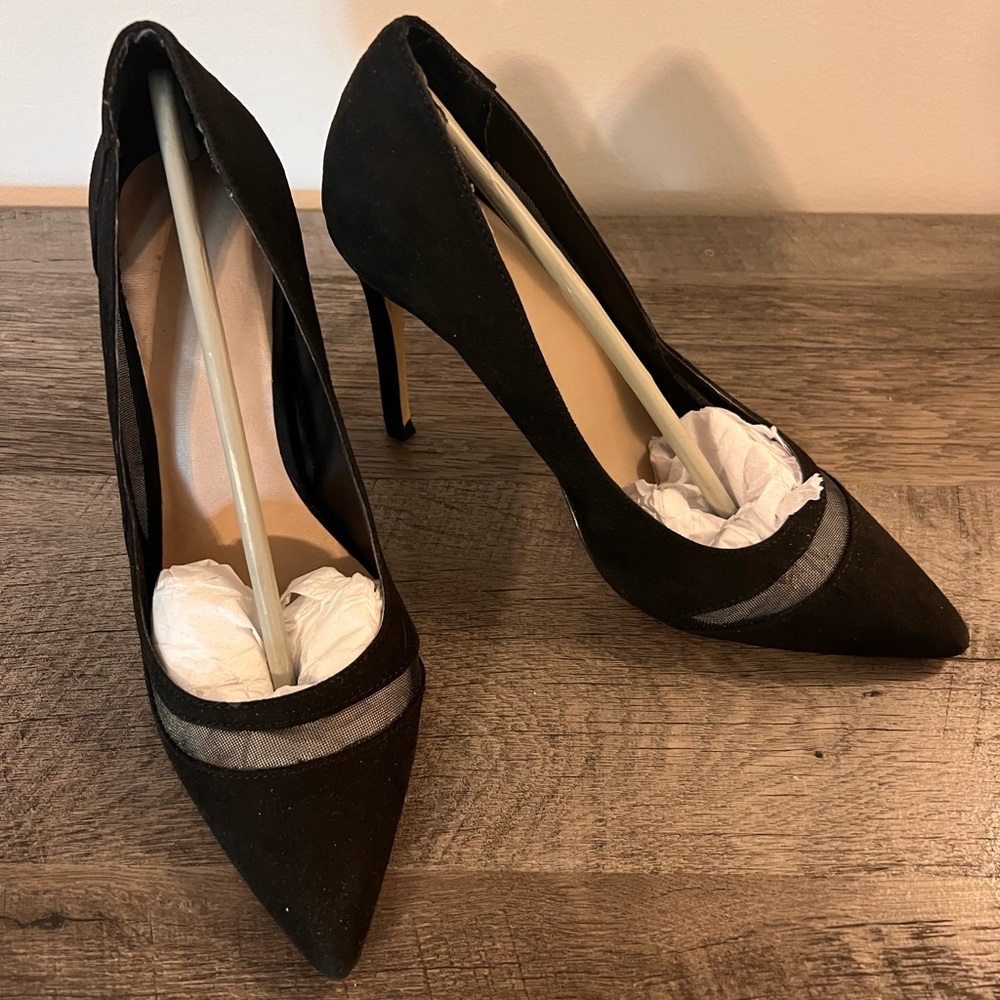mix no 6 high heels size 6 (Black suede)